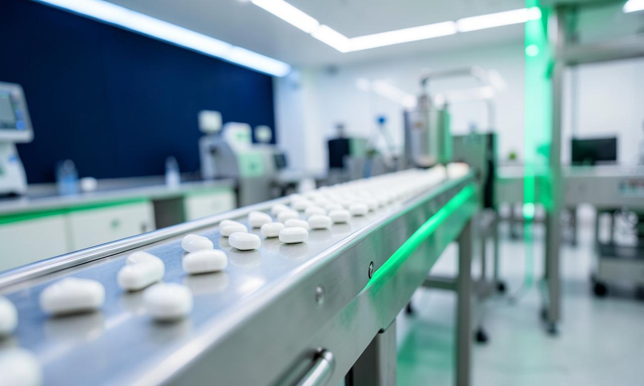 Ligne de production de comprimés en laboratoire